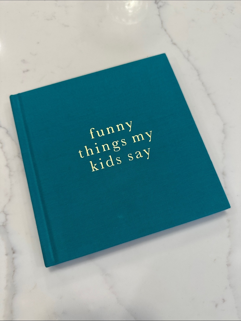 Funny Things My Kids Say Teal Memory Journal